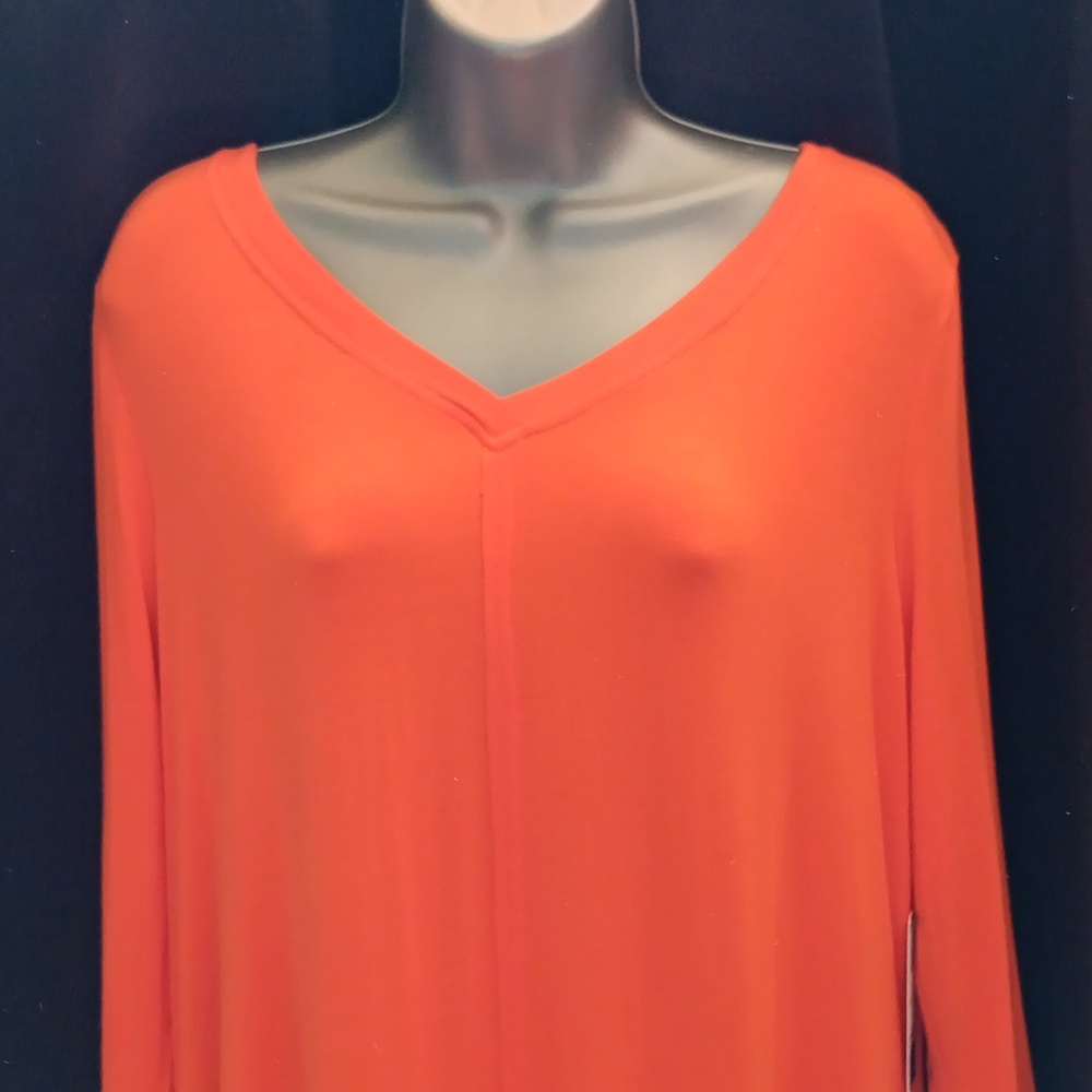 NEW Redy Orange Long Sleeve Shirt Size Medium
